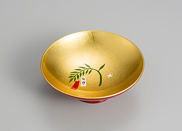 本金箔手描金盃 歳時記(7月〜12月)