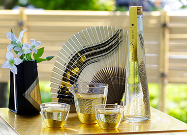 《夏の贈りもの》貫入酒器セット