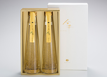 《夏の贈りもの》金箔入清酒 金華2本セット