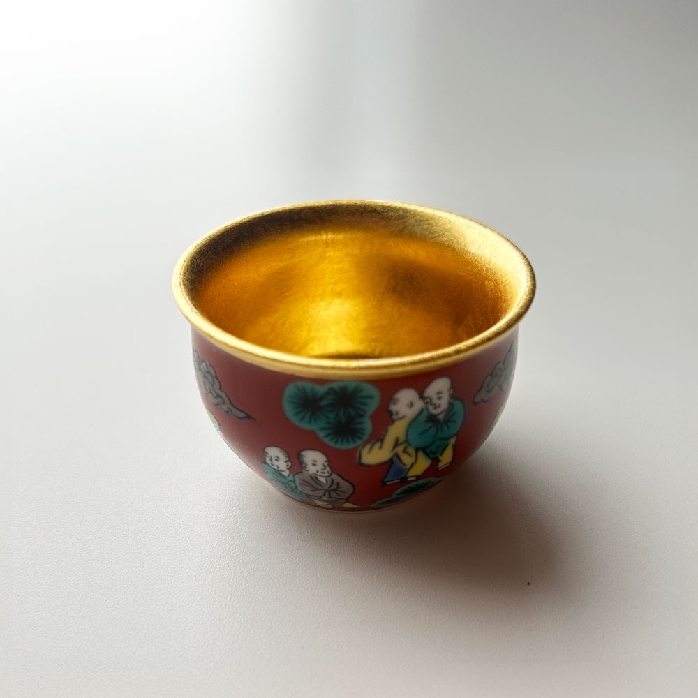 【工場直送わけあり品50%OFF】九谷焼　木米盃【区分D　251218-15】