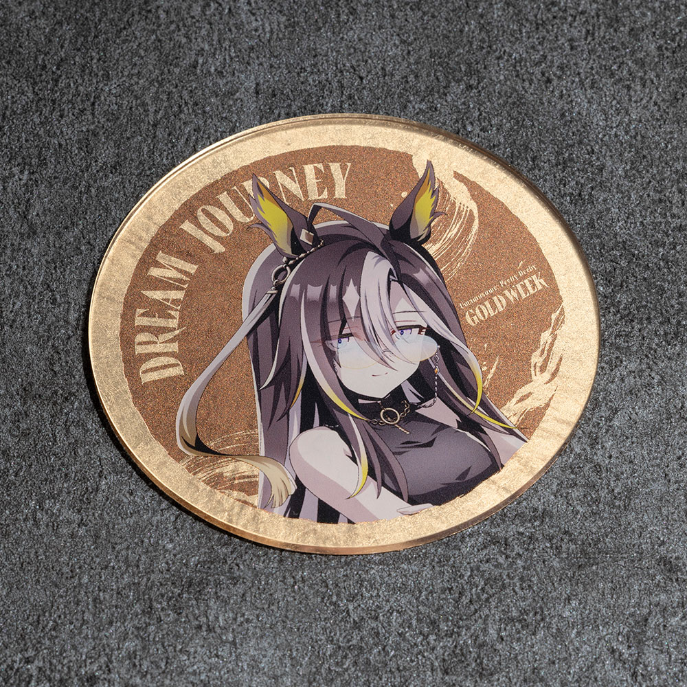 ウマ娘　金沢箔アクリルコースター　ドリームジャーニー(メール便発送)