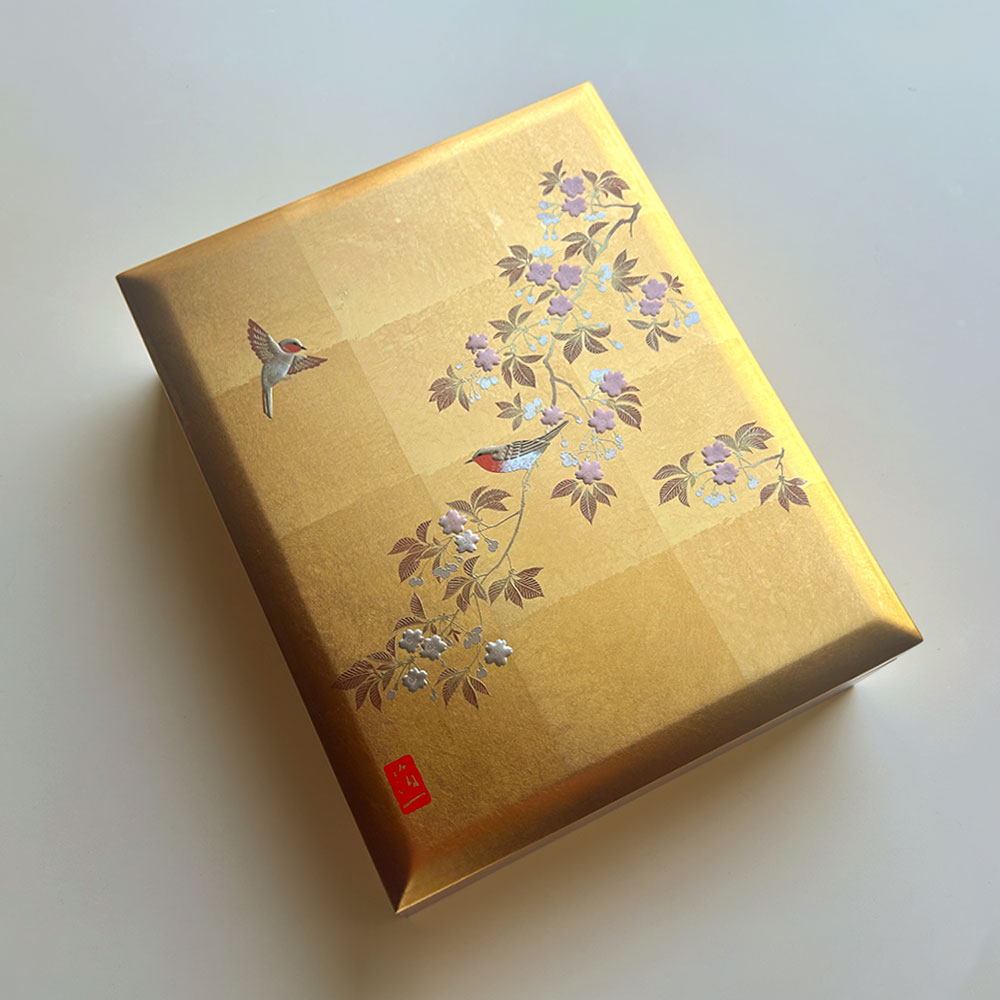 【工場直送わけあり品50%OFF】花見鳥 手許箱(B5)【区分D A161-08010】