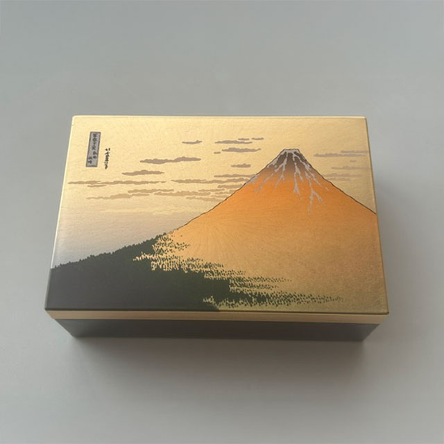 【工場直送わけあり品50%OFF】箔名画　アクセサリーボックス　赤富士【区分D　260811-2】
