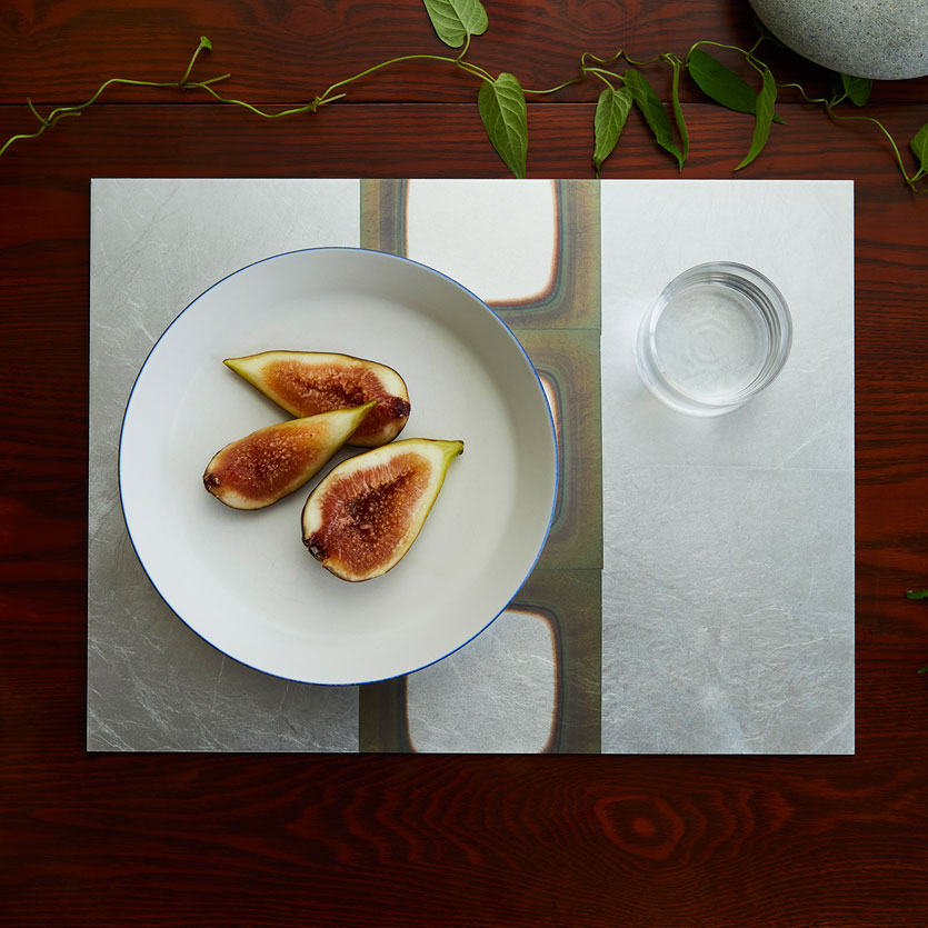 【HAKU LA TABLE】テーブルマット〈SILVER　GRADATION〉