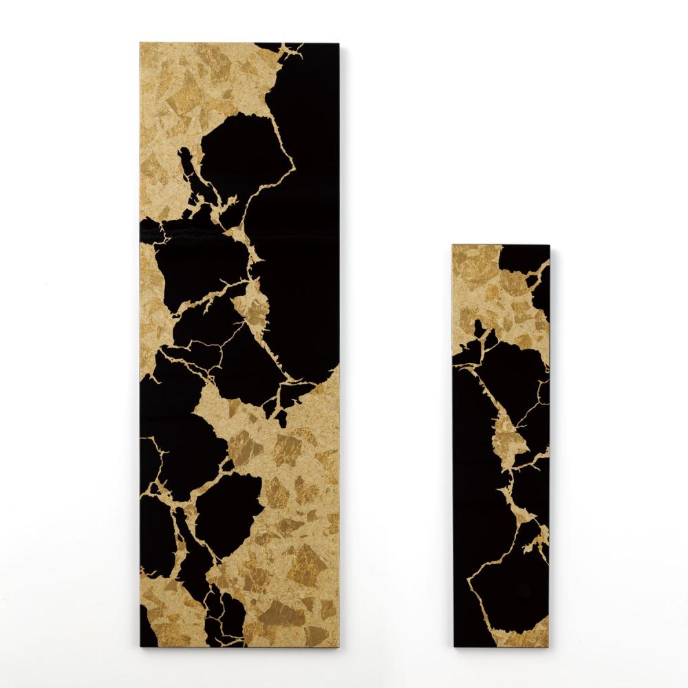 アートパネル 金継ぎ 黒