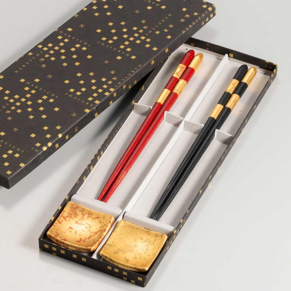 箸・箸置きセット　華おぼろ<2組> プレゼント ギフト