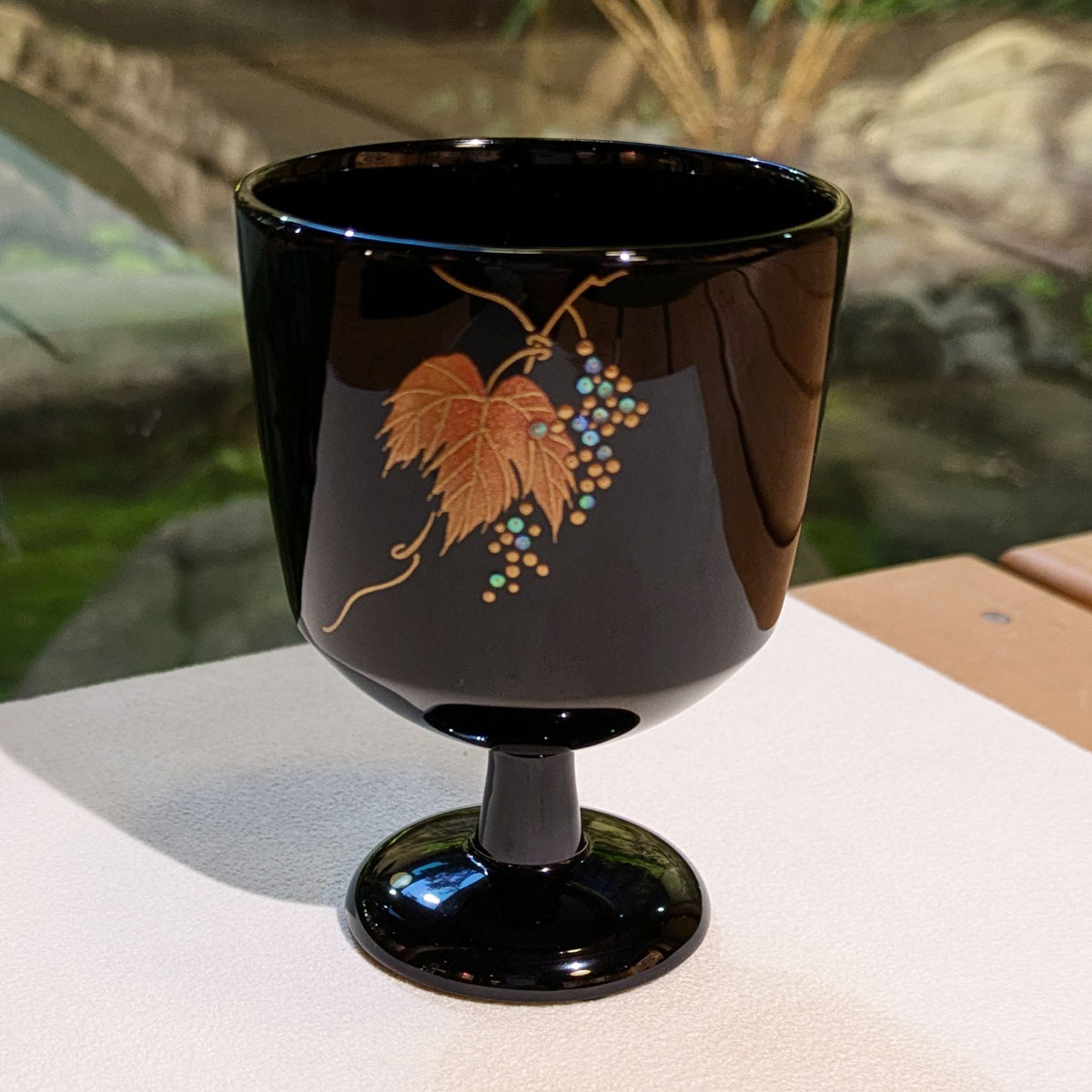 《しつらえ》蒔絵朱金「ぶどう」酒器 (片山雅博)