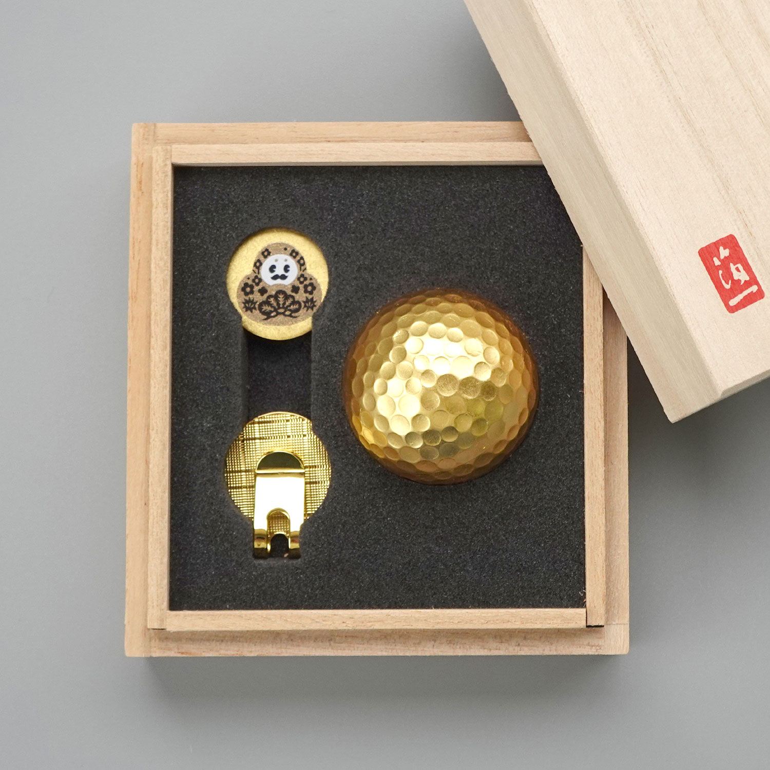 箔一 hakuichi 金箔 金沢箔 金沢 工芸品 ゴルフボール&マーカーセット 箔一 hakuichi 金箔 金沢箔 金沢 工芸品 ゴルフボール&マーカーセット