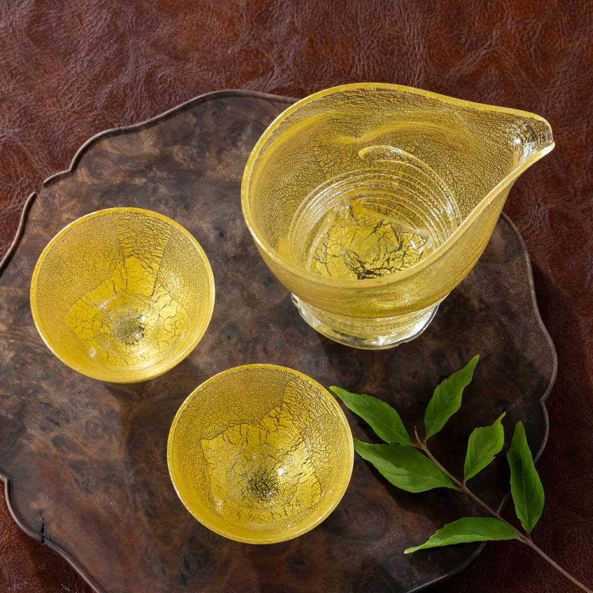 彩華 酒器セット(金)| 金婚式 結婚祝い プレゼント