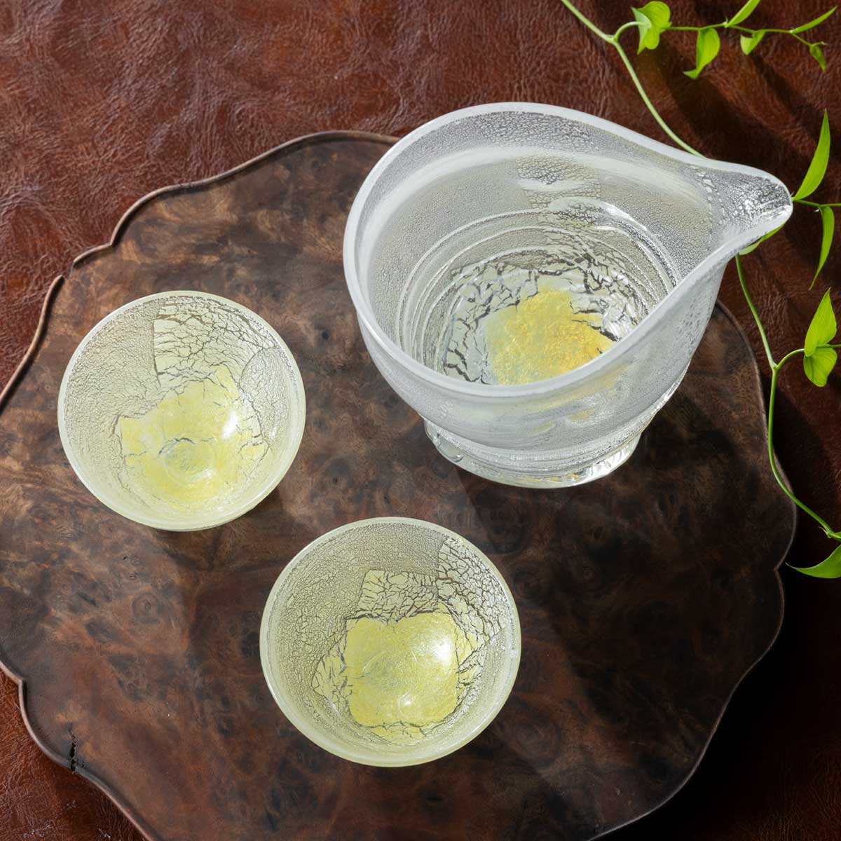 彩華 酒器セット(銀)| 銀婚式 結婚祝い プレゼント