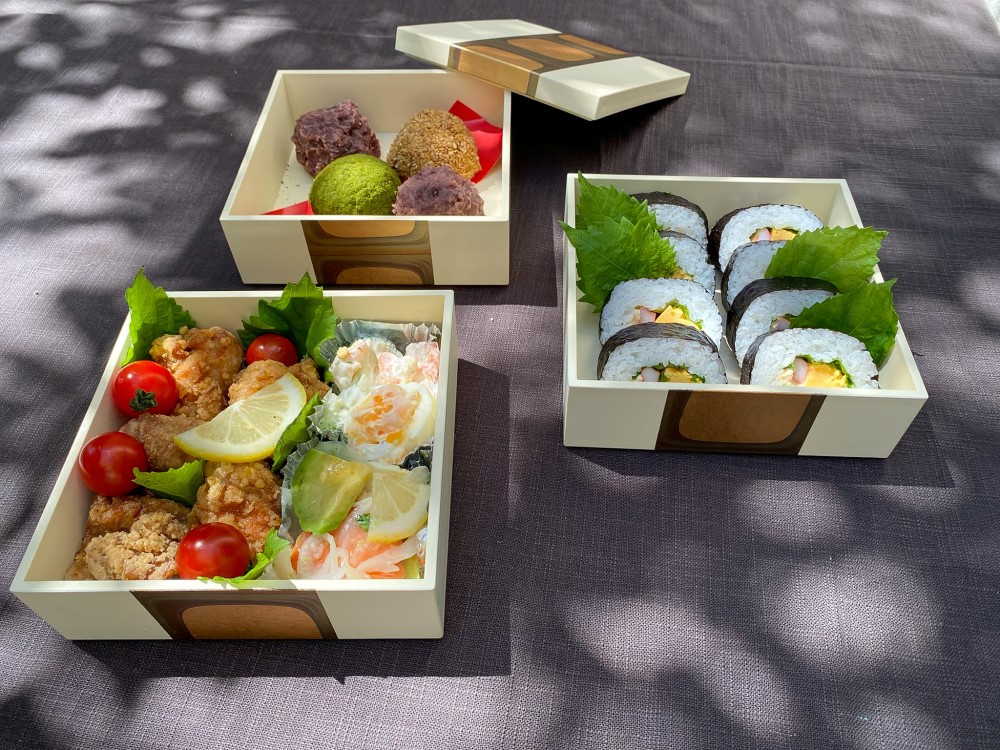 金沢箔のお重で楽しむ、秋の味覚。