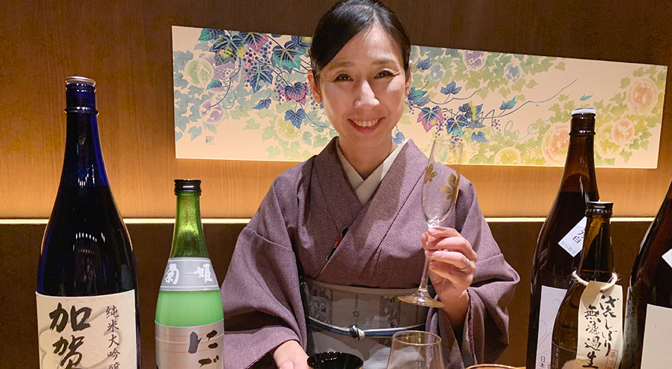 唎酒師が選ぶ、石川の日本酒と箔一の酒器。