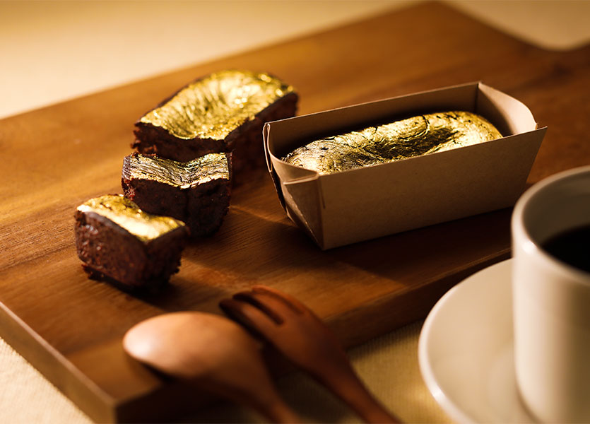 金箔付きガトーショコラ（ばらまき・友チョコ・義理チョコ向け）
