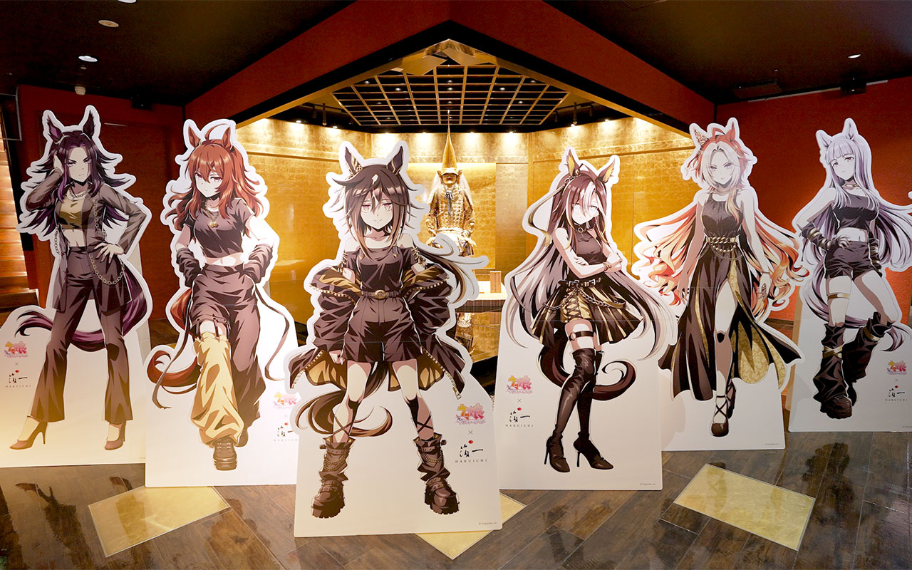 ウマ娘 等身大パネル展示