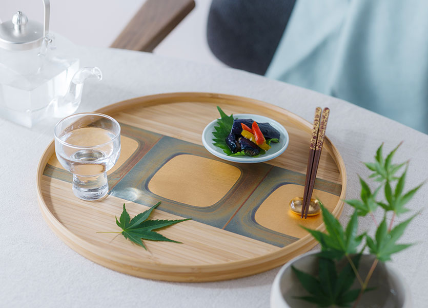 古代箔の食卓風景
