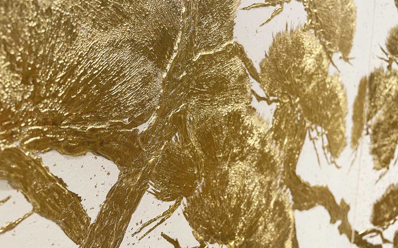 本金箔 盛上箔絵