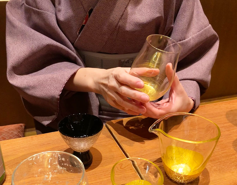 唎酒師が選ぶ酒と酒器加賀鳶と千筋吟醸グラス